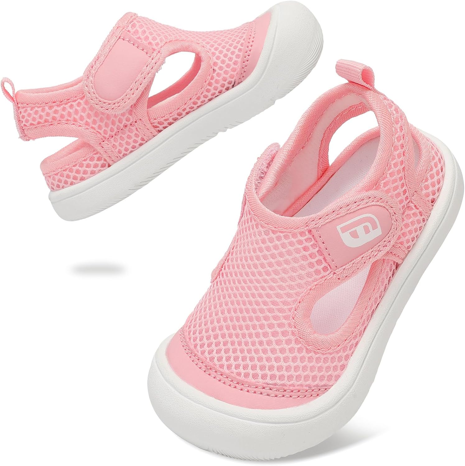 JOINFREE Baby Water Shoes Toddler Boys Girls Wide Sandals Barefoot Swim Shoes Quick-Dry Breathable Summer Outdoor Sports Shoe for Beach Pool Aqua Walking Sandals