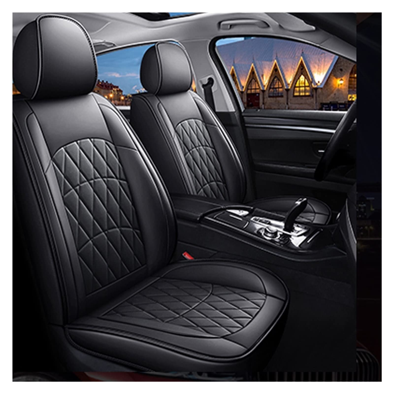 Housse de siège auto en cuir PU pour Toyota Land Cruiser et Prado, prête pour les voyages en famille