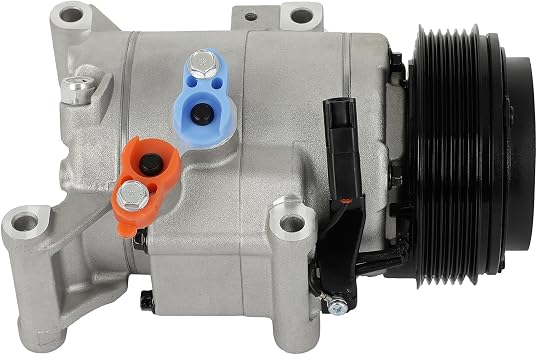 Automotive AC Compressor with Clutch Compatible with 2012-2018 Fit for Mazda 3 2.0L Air Conditioner Compressor