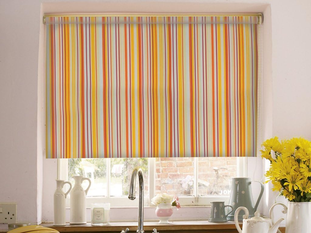 Blinds Supermarket Red & Orange Roller Blinds Roller