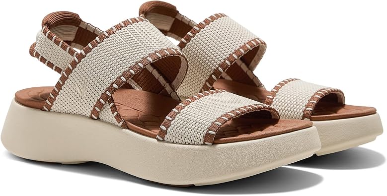 VIVAIA Kamber Walker Sport Womens Sandals,Max Cushioning Sandals with Arch Support and Elastic Backstrap