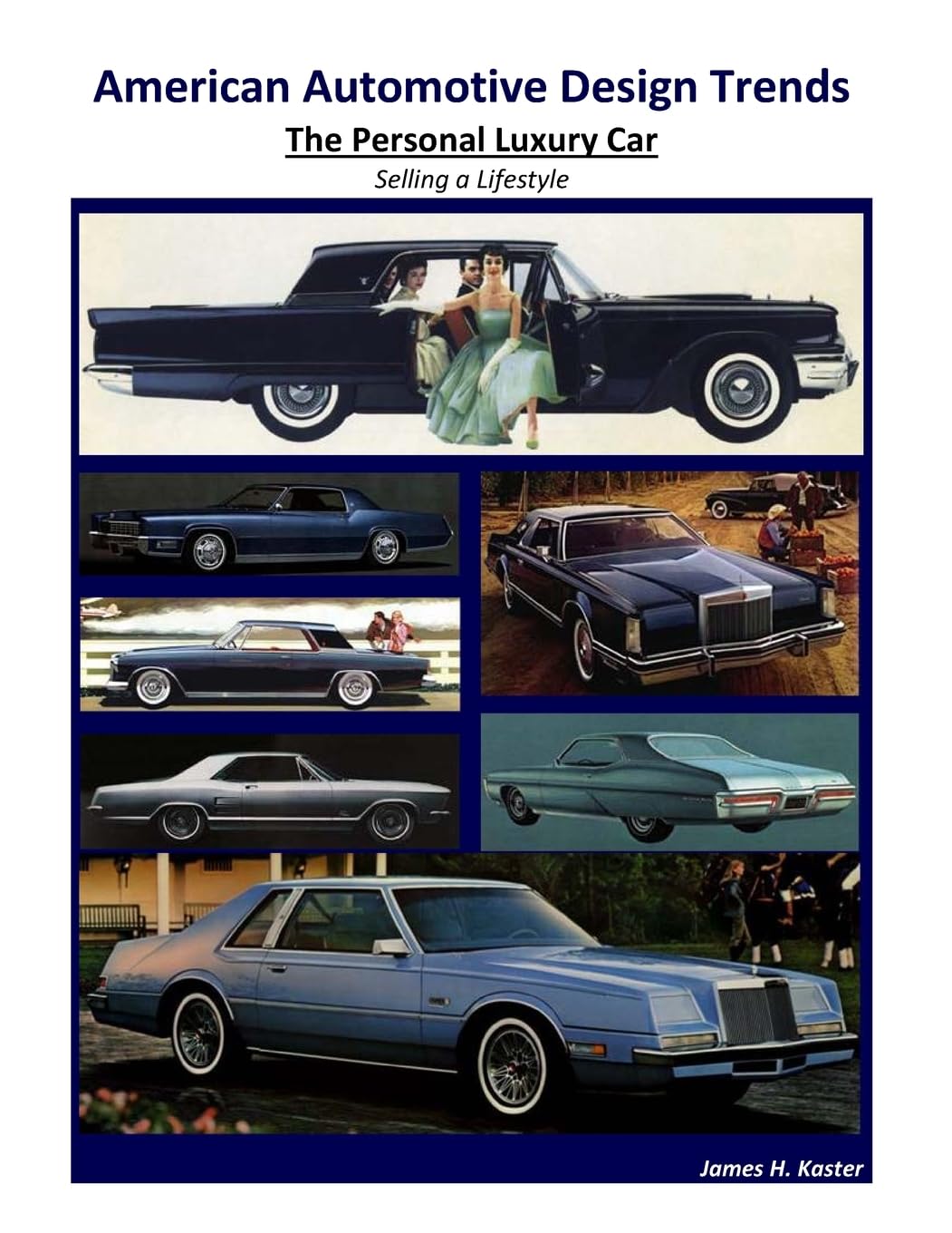 American Automotive Design Trends Personal Luxury Car bel ouvrage rigide d'art et de design