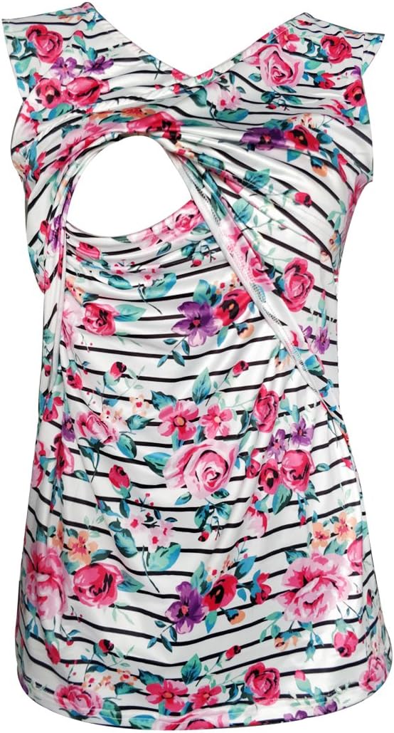 Amazing Speed Women's Maternity Nursing Tank Tops and Breastfeeding Cami Shirts Clothes