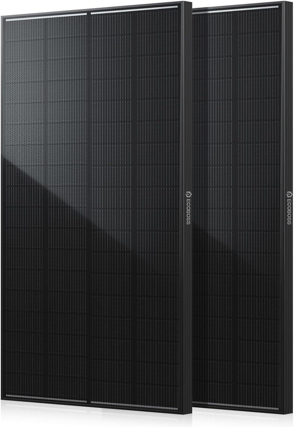 Ecoboss 400W Solar Panels (2x200W N-Type 16BB 12V) - 25.6% Efficiency IP68 Waterproof 30-Year Lifespan RV Van Off-Grid