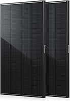 Ecoboss 400W Solar Panels (2x200W N-Type 16BB 12V) - 25.6% Efficiency IP68 Waterproof 30-Year Lifespan RV Van Off-Grid