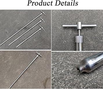 Liquid Water Thief Sampler, 304 Stainless Steel Viscous Liquid Sampler, Pull Out Liquid Sampler, Sampling Probe Designed to Extract Samples from Drums, Tanks & Rail Cars(Size:100cm/39in)