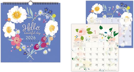 Hallmark 2026 Wall Calendar Large Flower Friends 845339