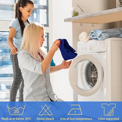 Miniatura 6 de Paquete de 4 delantales de chef, delantal ajustable con 2 bolsillos, delantal personalizado unisex para cocinar, cocina, restaurante