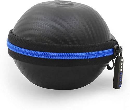 Miniatura 2 de CASEMATIX Funda de transporte negra con interior azul compatible con cámara Tamagotchi Pix interactiva virtual mascota, incluye solo funda con