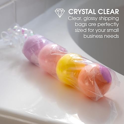 Miniatura 3 de Spartan Industrial - Bolsas de plástico transparente de extremo abierto de 4 x 16 pulgadas (1000 unidades) de 2 mil, resistentes y planas, para