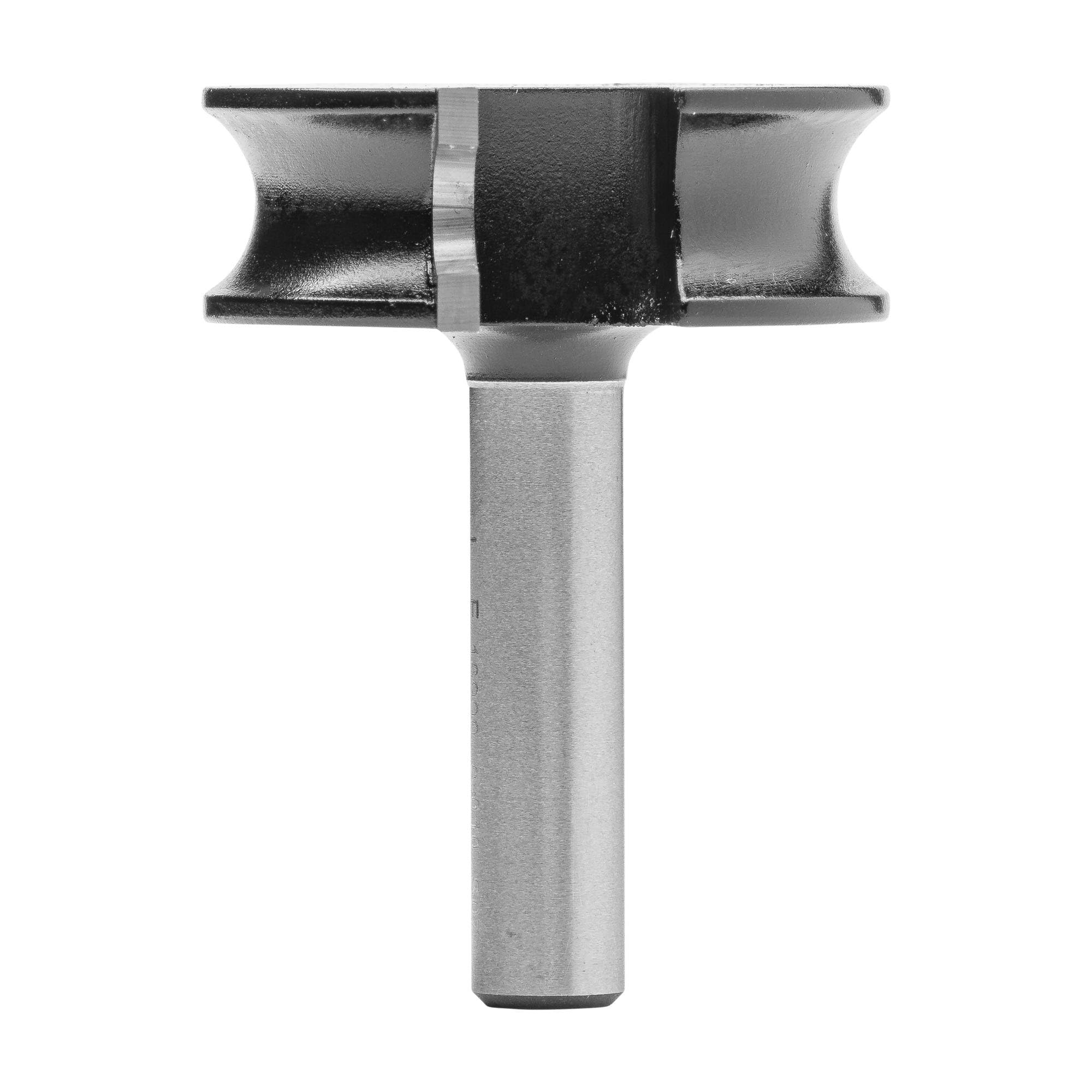 ENT 16990 Rundfräser Konvex HW, Schaft (S) 8 mm, Durchmesser (D) 38,1 mm, NL 6,35 mm, R 3,18 mm, SL 32 mm