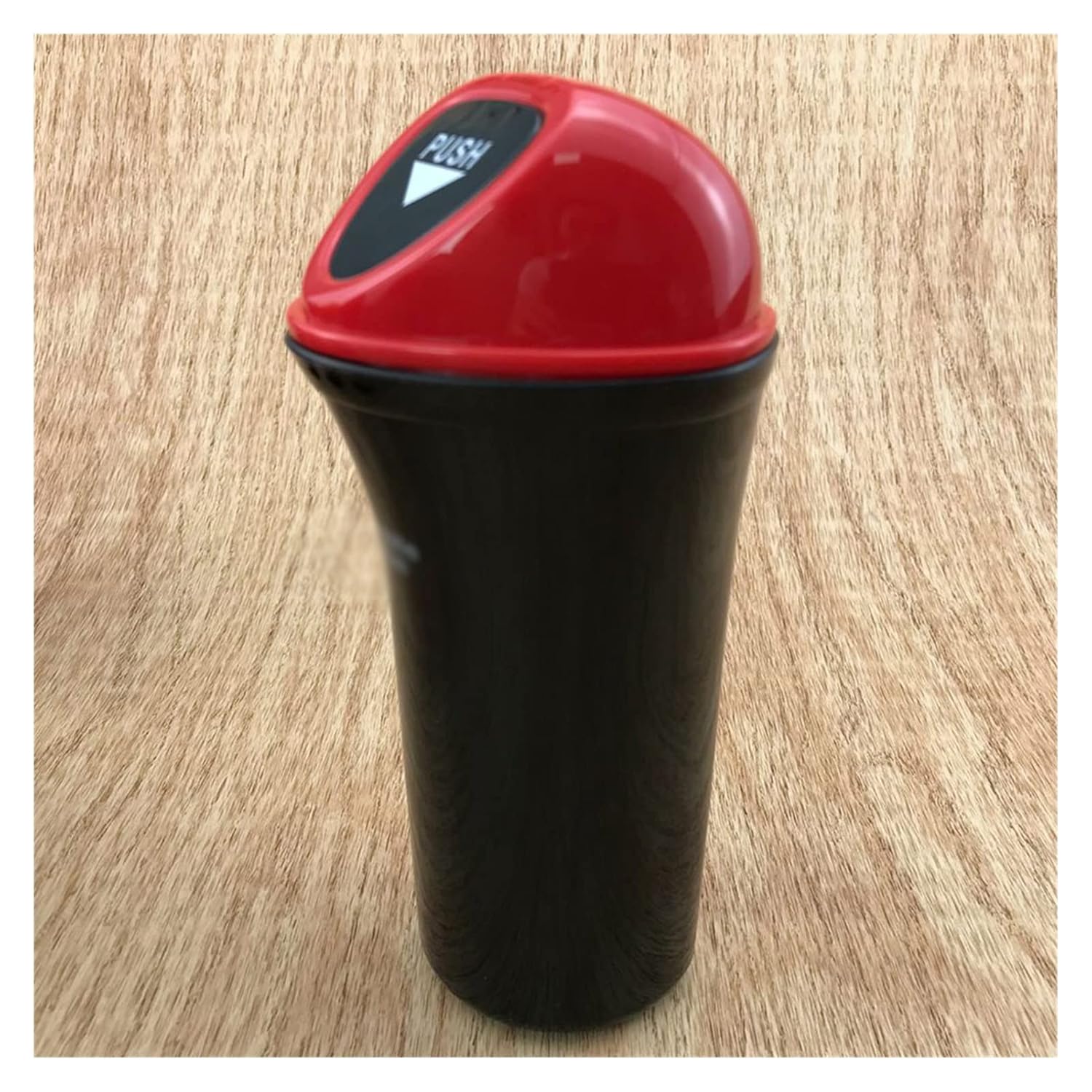 Car Trash Can Rack Storage Bag Door Seat Back Panel Paper(Black)