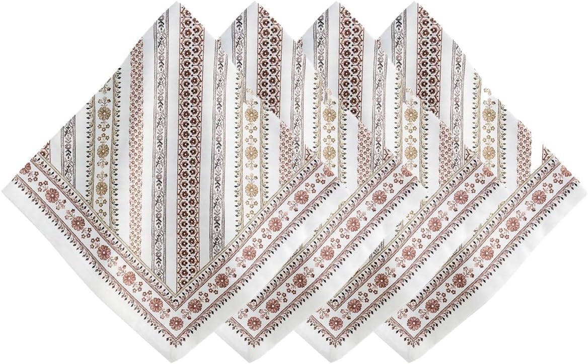Juliska Seville Stripe Napkin (Natural, Set of 4)
