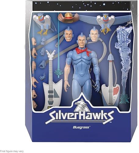 Miniatura 10 de Super7 ULTIMATES! SilverHawks Steelwill (Versión de Metal VAC) - Figura de acción de 7 pulgadas de SilverHawks con accesorios, coleccionables