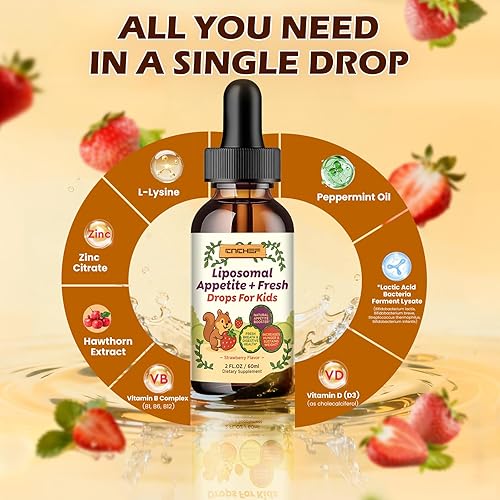 Miniatura 2 de Gotas para el tratamiento del apetito y el mal aliento - Probióticos orales para la salud bucal Aumento de peso para niños y adultos Dieta Control