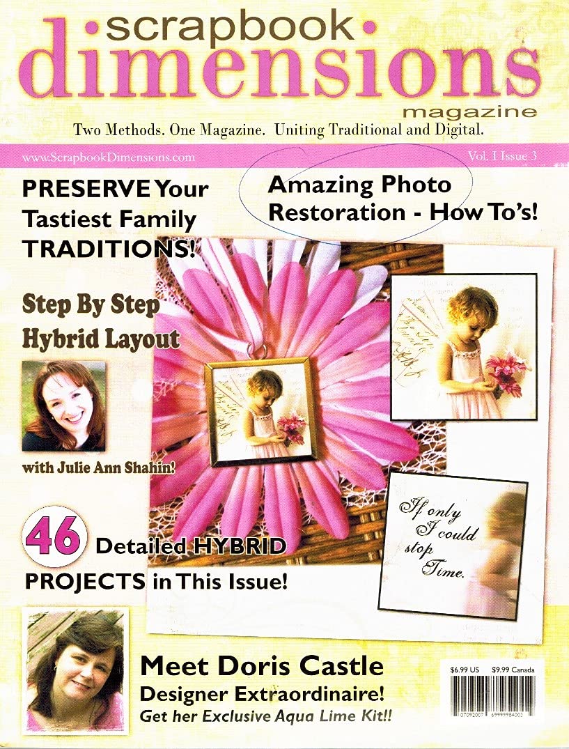 SCRAPBOOK DIMENSIONS MAGAZINE VOL. 1 ISSUE 3 Various Books