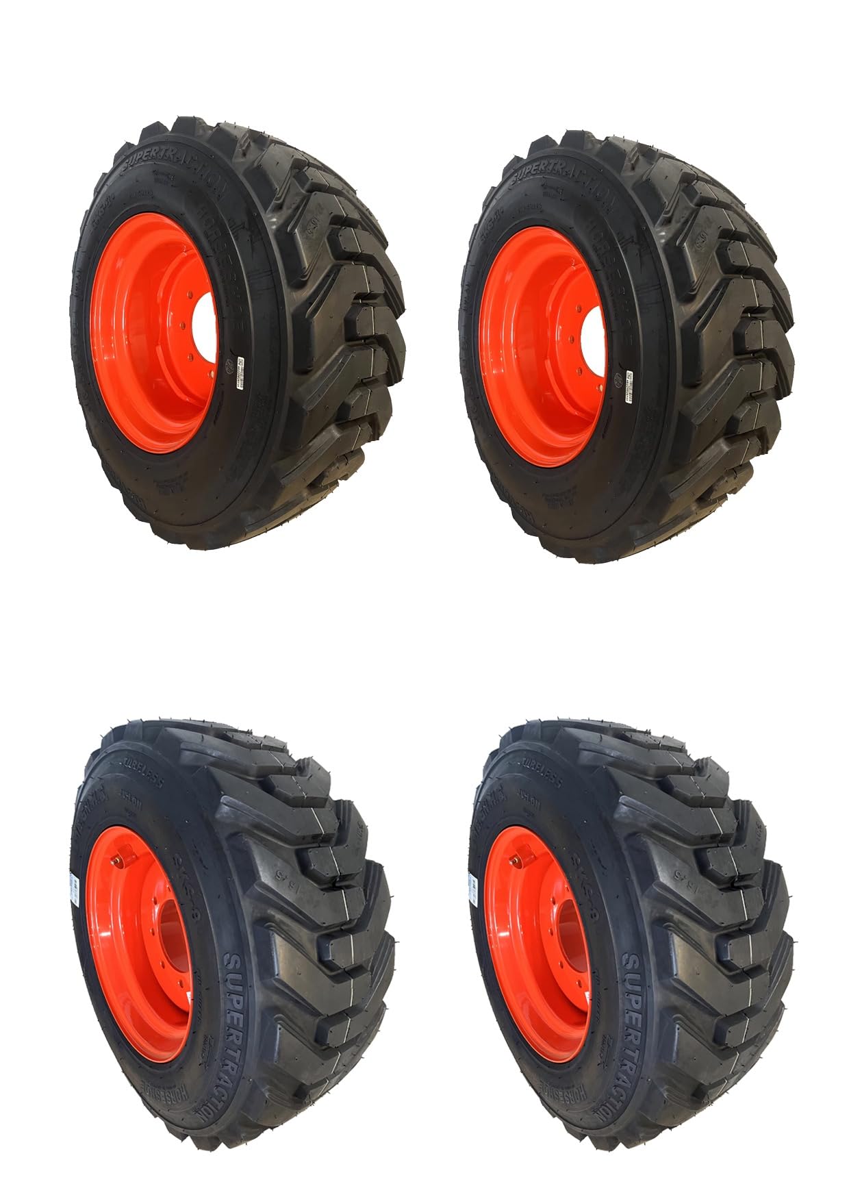 HORSESHOE 4-Pks 10-16.5 16PLY R-4 Extra Thick Rim-Guard Wall - wheels | Mubboo