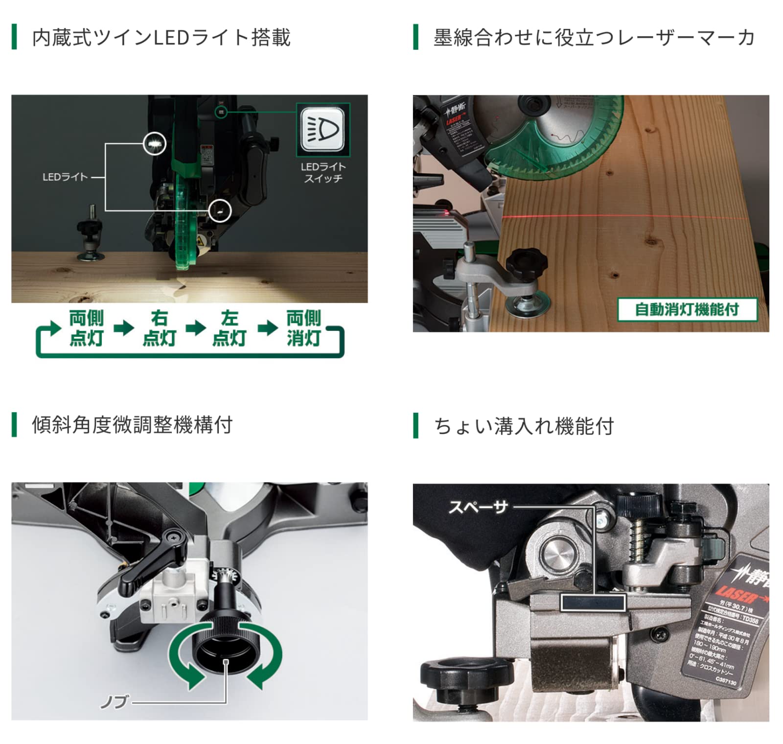 Amazon | HiKOKI(ハイコーキ) 36V 充電式卓上スライド丸のこ 刃径190mm 