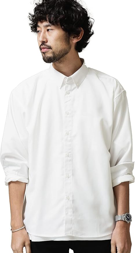 Amazon ナノ ユニバース Nano Universe エントリーワイドｂｄシャツ L ホワイト Nano Universe シャツ 通販