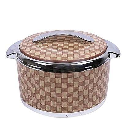 Heart Home Insulatet Casserole/Hotpot 2500 Ml (Brown) - (CTHH012402)