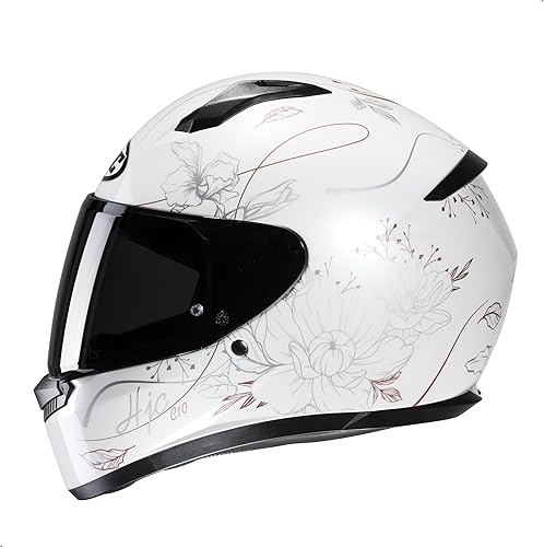 Miniatura 2 de HJC C10 Epik Casco de motocicleta de cara completa con escudo de pinlock HJ-34P, aprobado por DOT (MC8, pequeño)