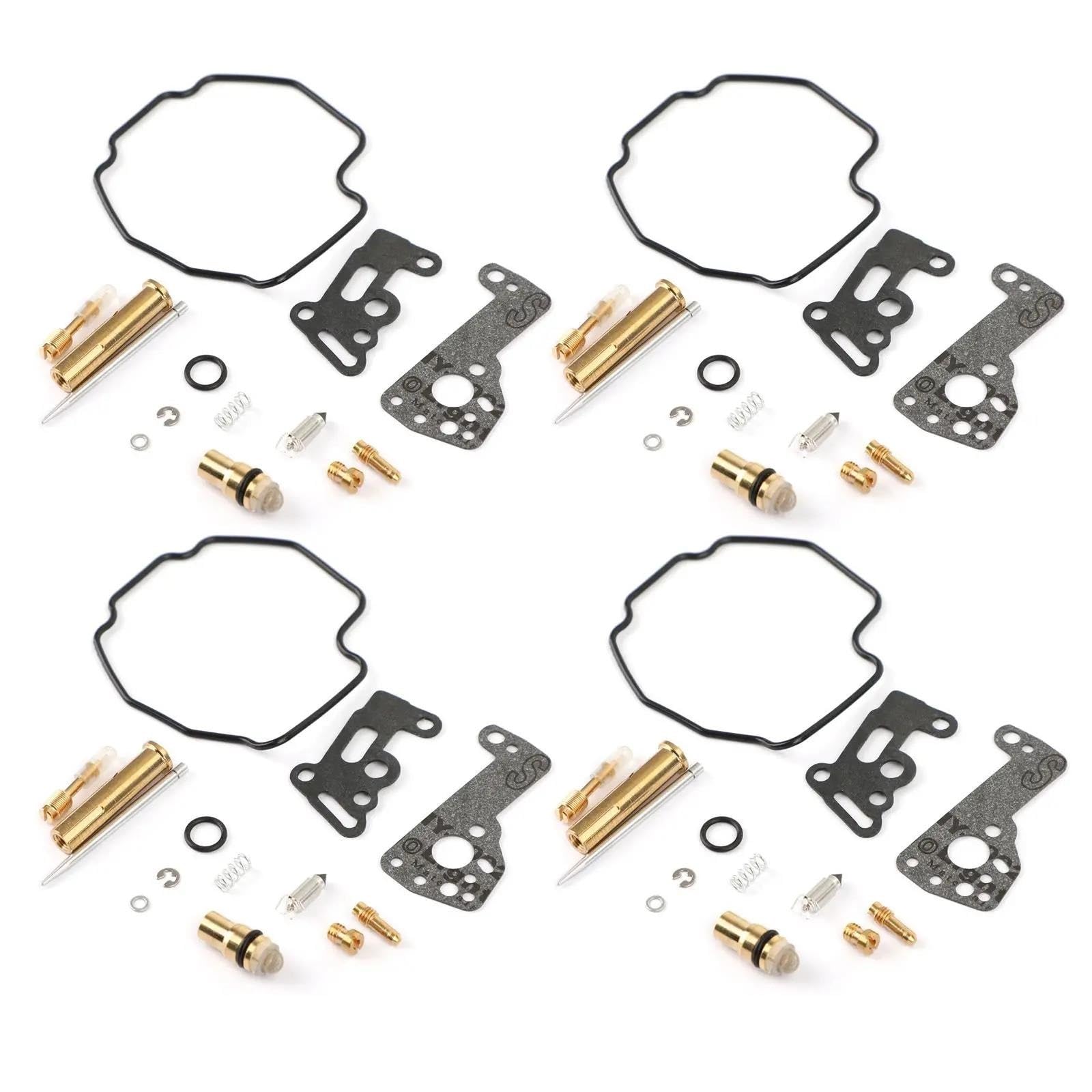 Kit sigillatura Kit Di Riparazione Carburatore Moto Guarnizione Ricostruzione 4 Set Per Yamaha VMX 1200 V MAX VMAX XVZ 1300