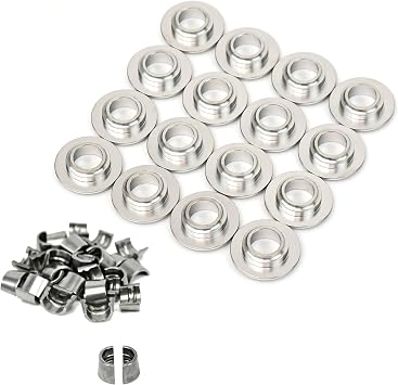 BTR Brian Tooley Racing Titanium Retainers for LS/LT Beehive Valve Springs | BTR-SR007-16 | Fits 1997+ 4.8 5.3 5.7 6.0 6.2 LS1 LS3 LS6 LQ4 LQ9 L83 L86 LT1 LT4 Engines (Retainers + Valve Locks)
