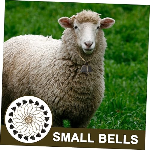 Miniatura 6 de SUPVOX 72 campanas de ganado y oveja, decoración de metal, accesorios de cabra, decoración de Navidad, pequeñas campanas de latón, campanas de vaca