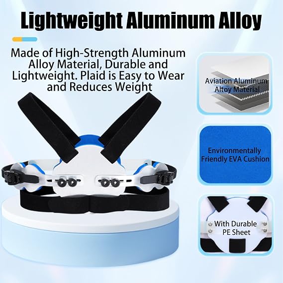 Pectus Carinatum Orthosis Brace, Medical Ribs Valgus Orthosis Braces, Sternum Protrusion Fixation Splint, Adjustable Size Long-Lasting Wear