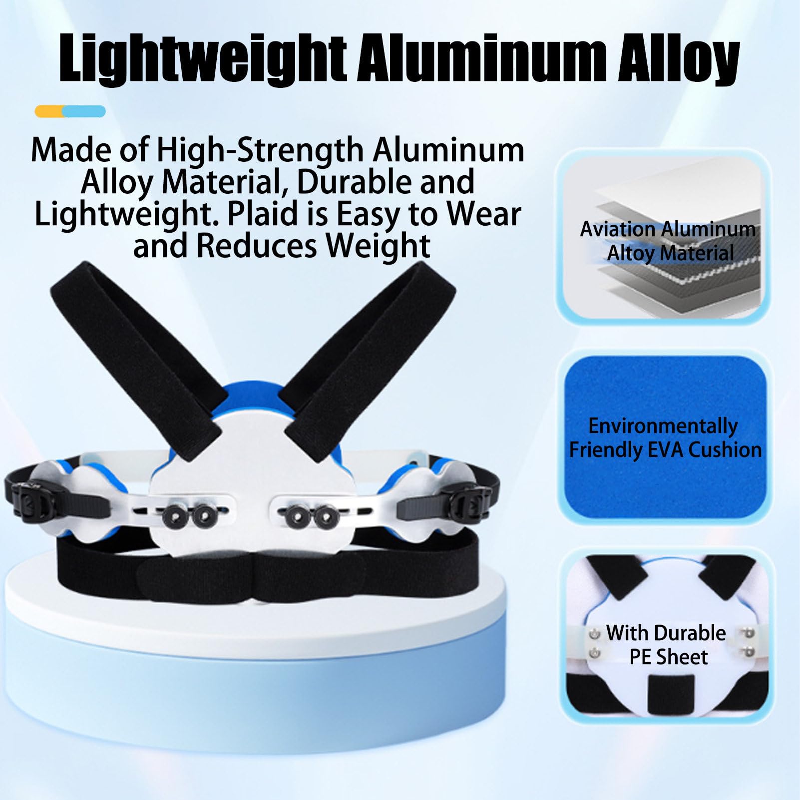 Pectus Carinatum Brace For Kids, Ribs Valgus Orthosis Braces, Soporte Pectoral Ajustable para Pecho De Paloma, Dispositivo OrtopéDico para Uso Diario