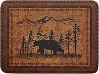 Vista 67 de Tapete de secado de platos con diseño de pájaro rojo de Feliz Navidad, absorbente y de secado rápido, protector para encimera de cocina, 18 x 24