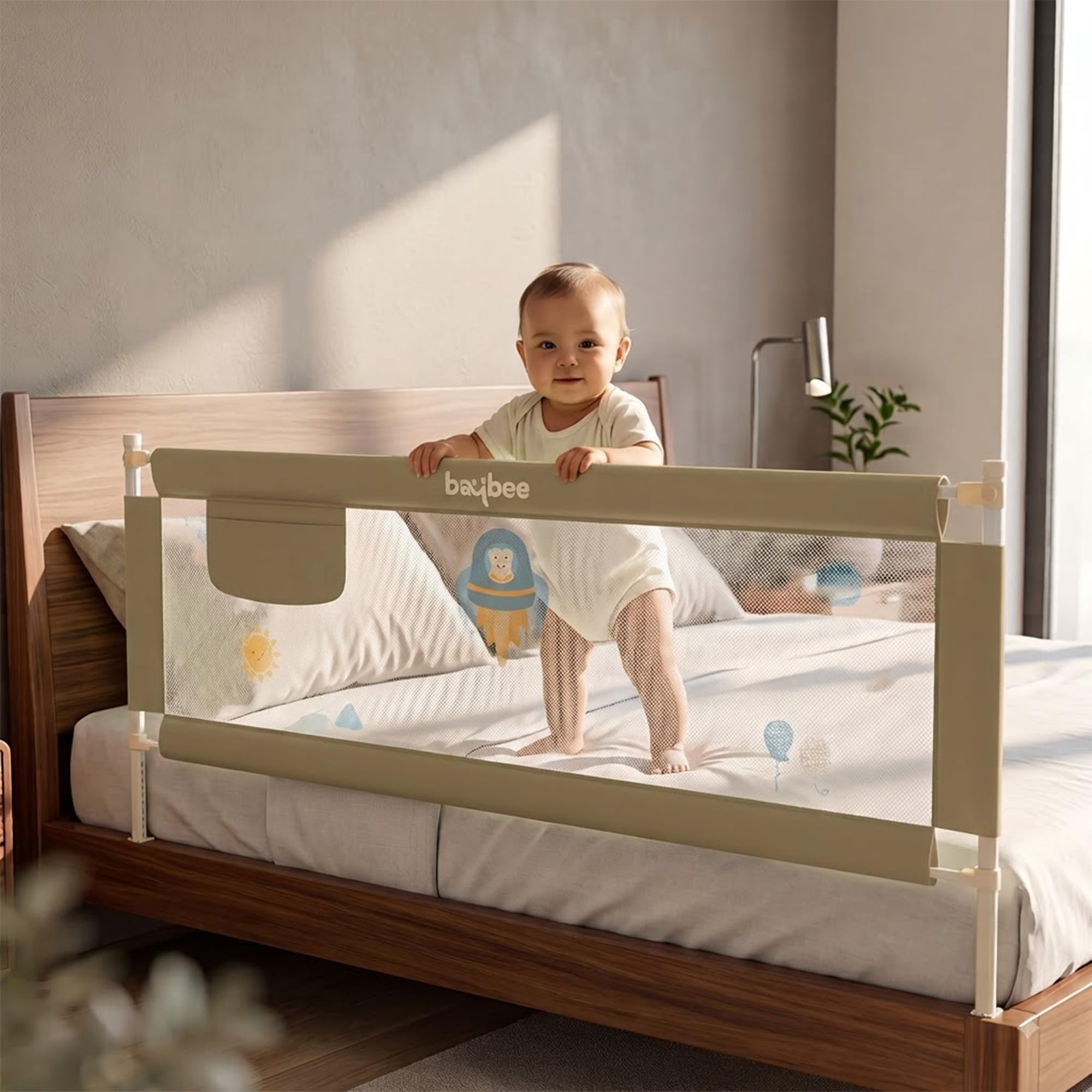 Baby Bed Rail Guard - Safe Sleep for Toddlers -12