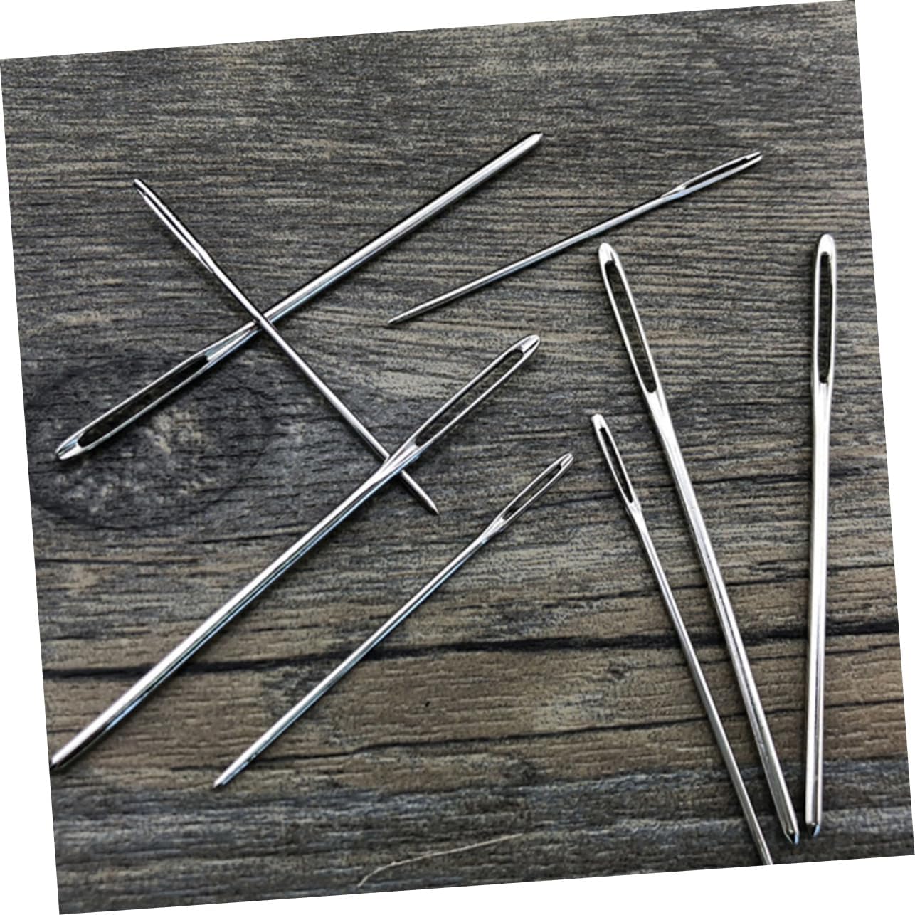 NUOBESTY 3sets Sewing Needles Kit Large Eye Hand Sewing Needles Threading Tools for Knitting Crafting and DIY Projects Multi-use for Yarn Craft