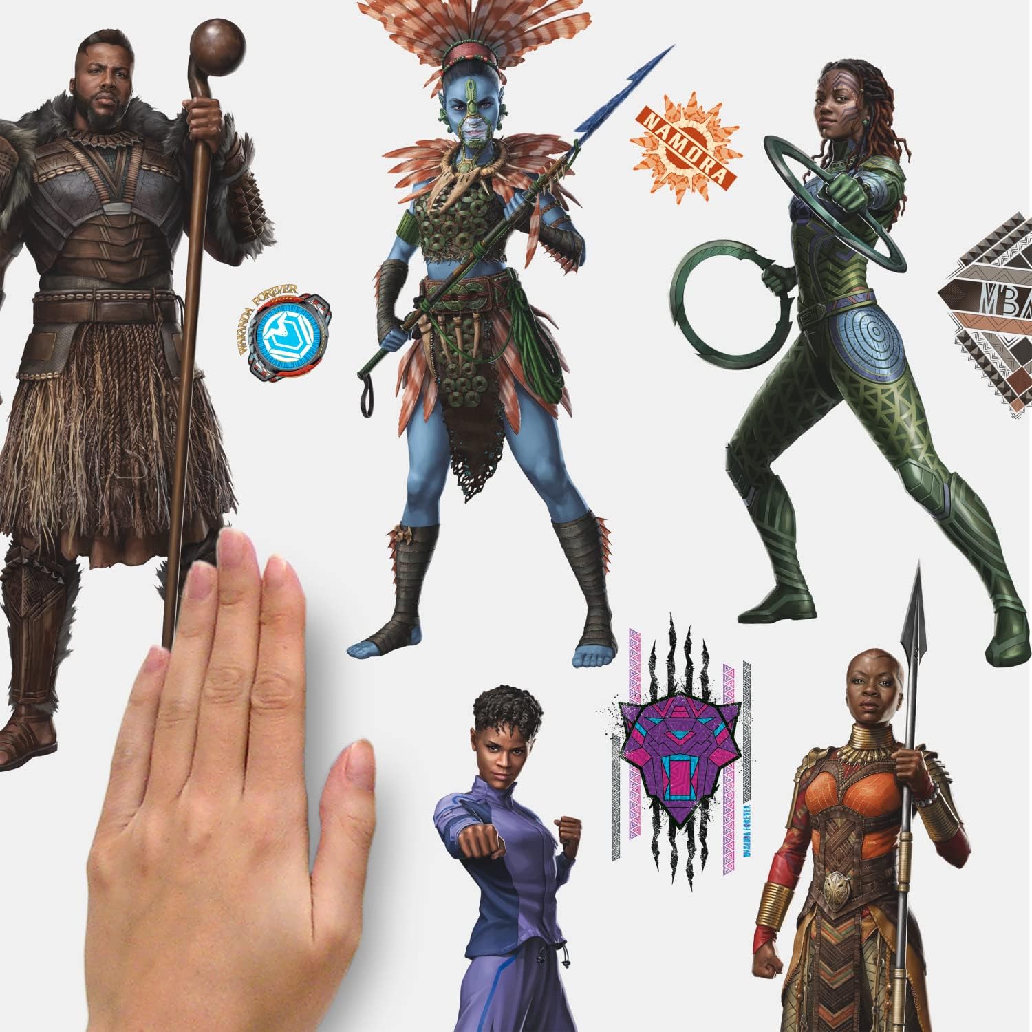 RoomMates Marvel Wakanda Forever Peel and Stick Wall Decals by RoomMates, RMK5279SCS