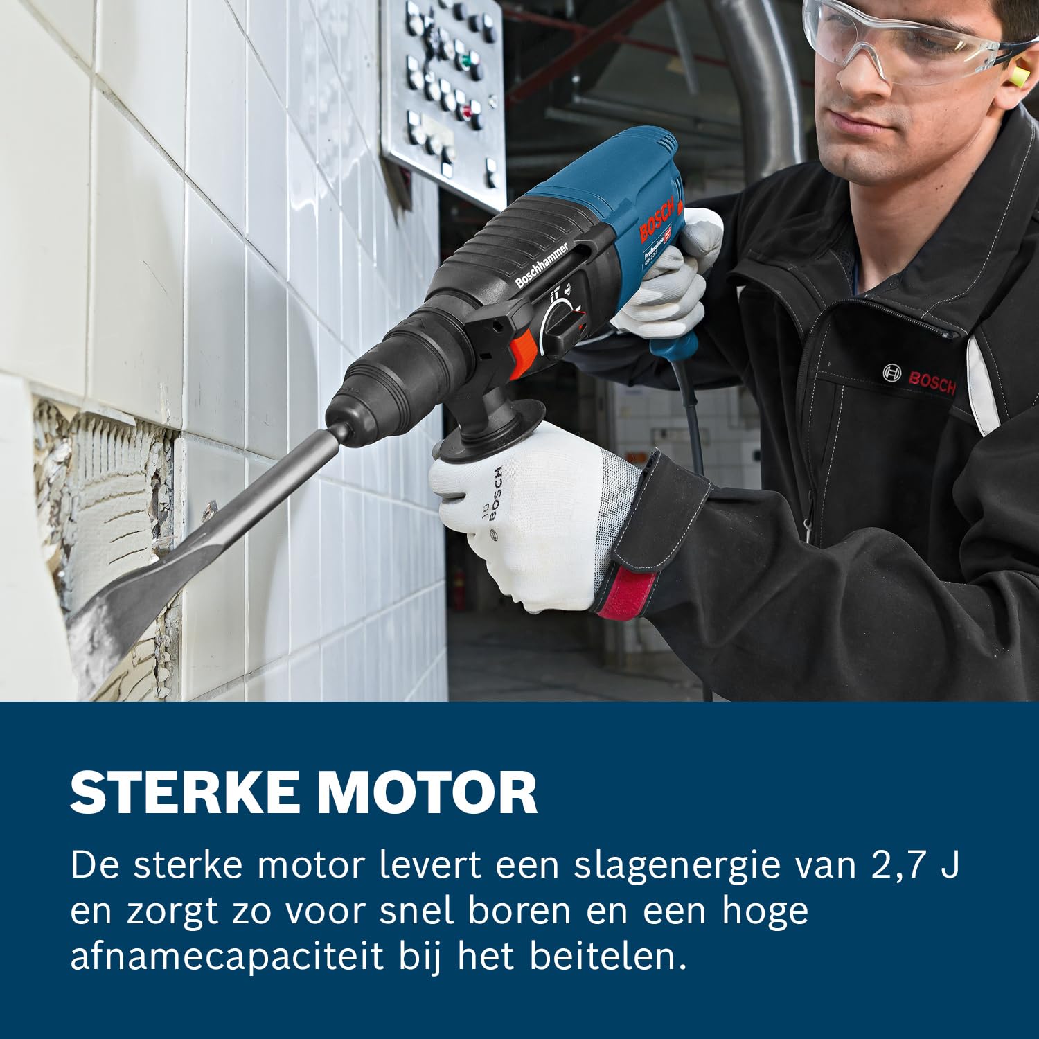 Bosch Professional boorhamer GBH 3-28 DFR (800 watt, slagenergie max: 3,1 J, wisselboorhouder SDS plus