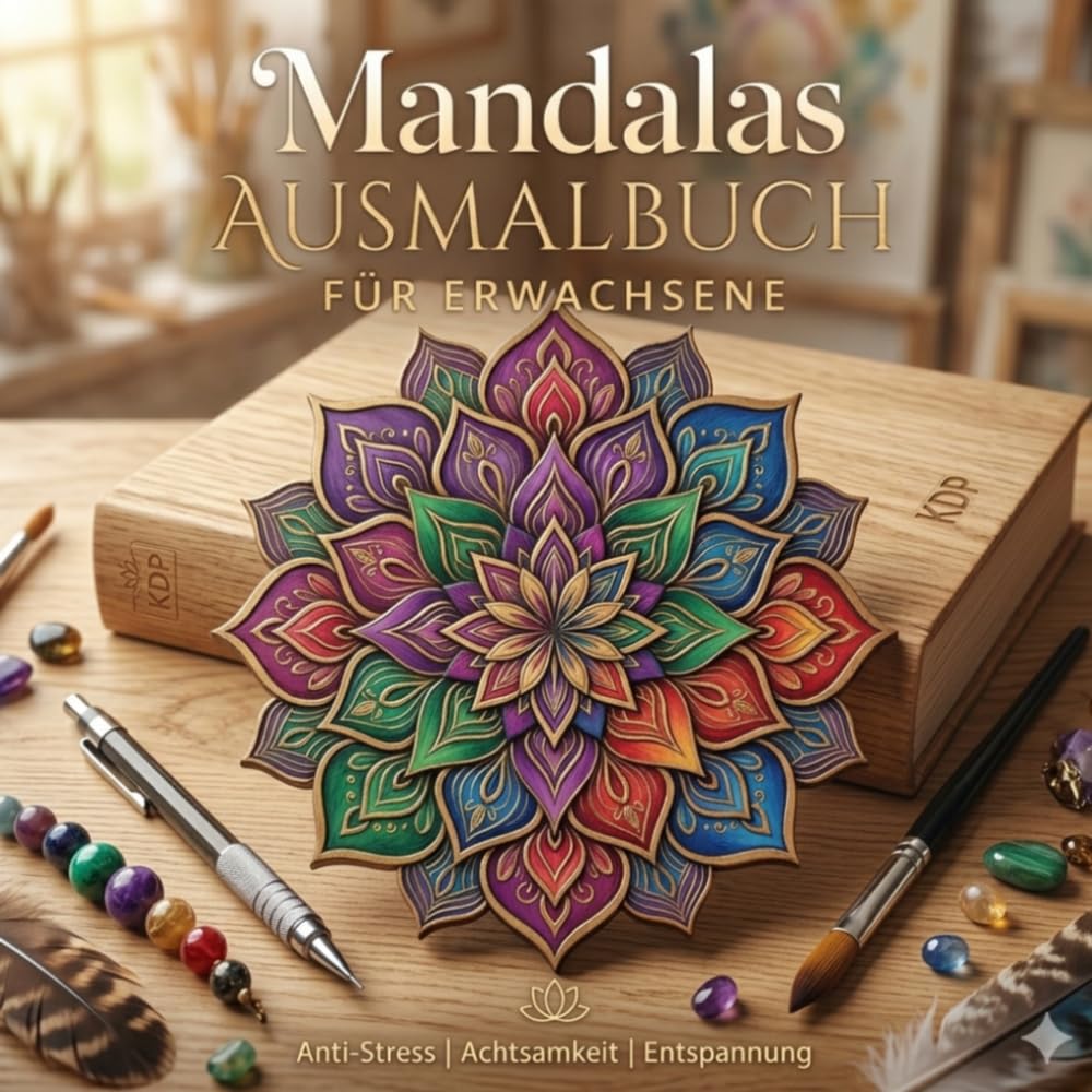 Mandalas-Ausmalbuch für Erwachsene