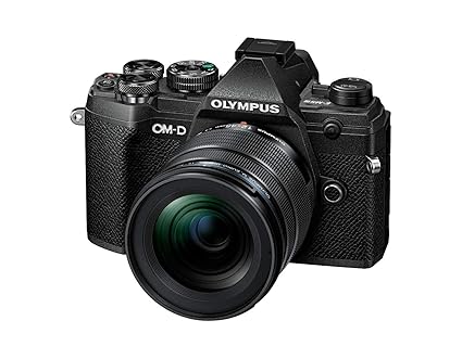 Olympus OMD-EM-5-Mark-III Mirrorless Digital Camera with Lens 12-45mm F4.0 Pro.Black