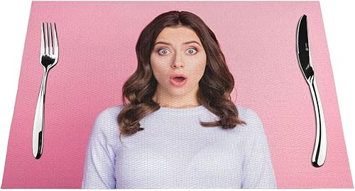 Manteles individuales personalizados, añade tu nombre, foto, texto, tapete para mesa de niños, lavable, resistente al calor, para mesa de cocina y