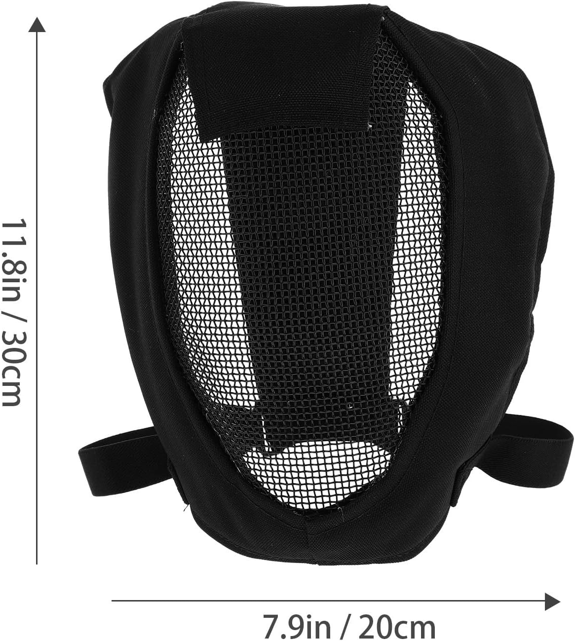 Breathable Fencing Helmet for Adults with Steel Mesh Face Guard and Oxford Cloth Cover, Portable Outdoor Sports Protective Field Mask Suitable for Hunting and Outdoor Activities