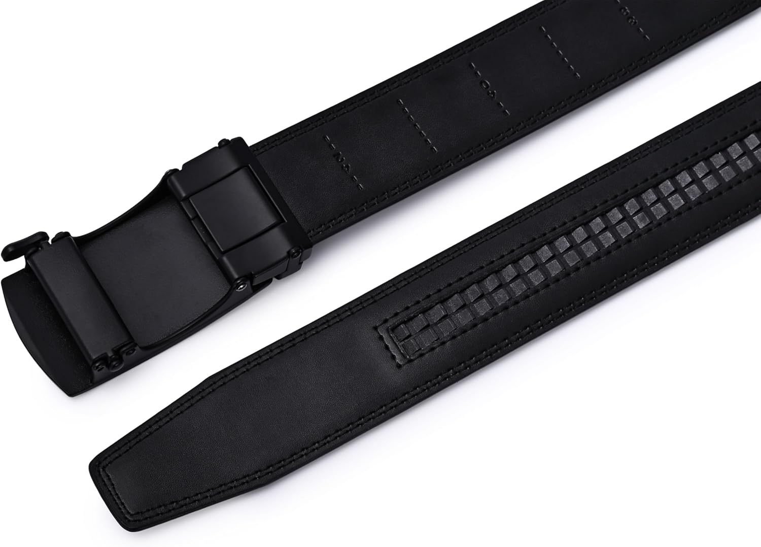 Men's Belt, Ratchet Dress Casual Belt with Adjustable Automatic Buckle Trim to Fit - Image 5