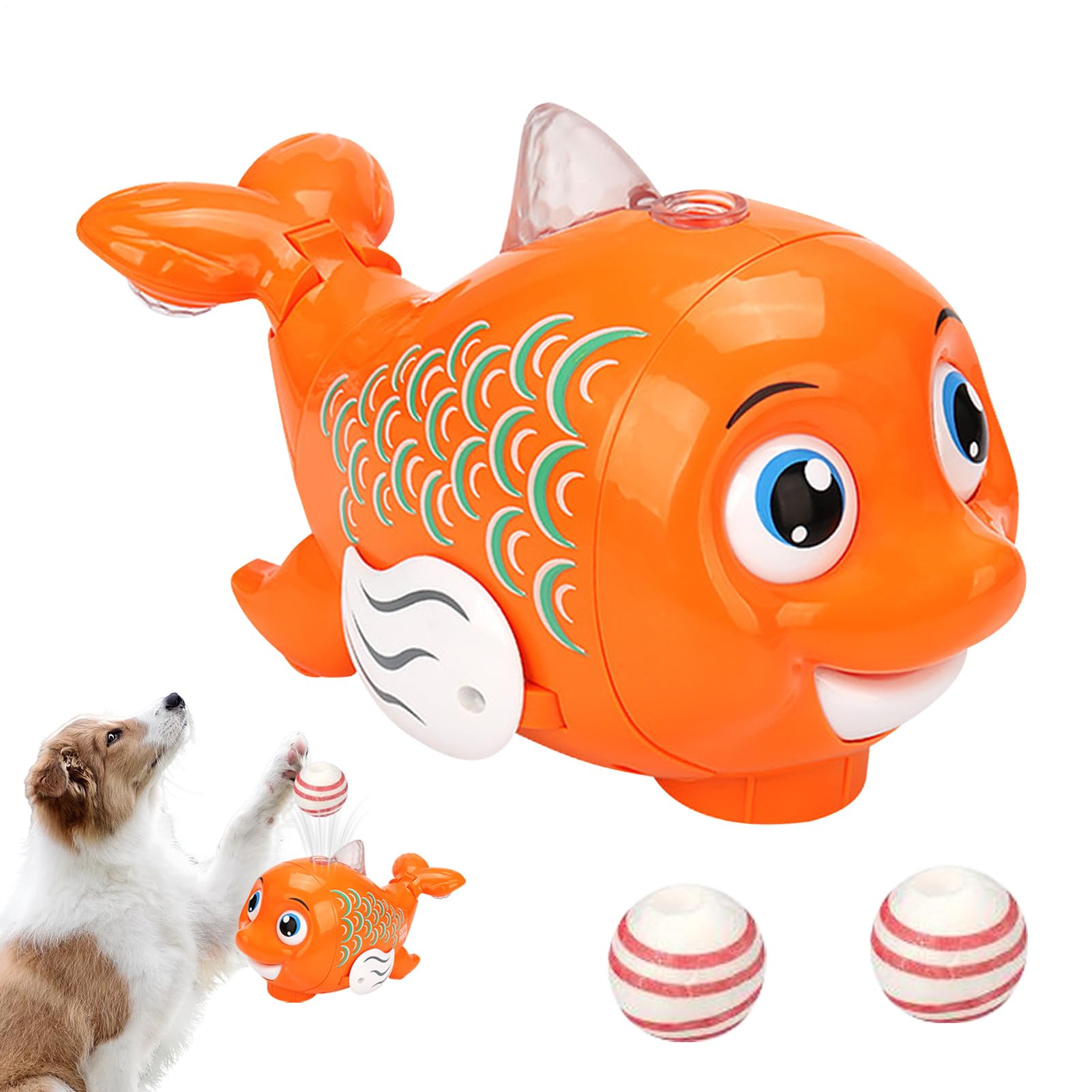 Balle flottante pour chat - Jouet poisson électrique pour entraînement et stimulation chaton