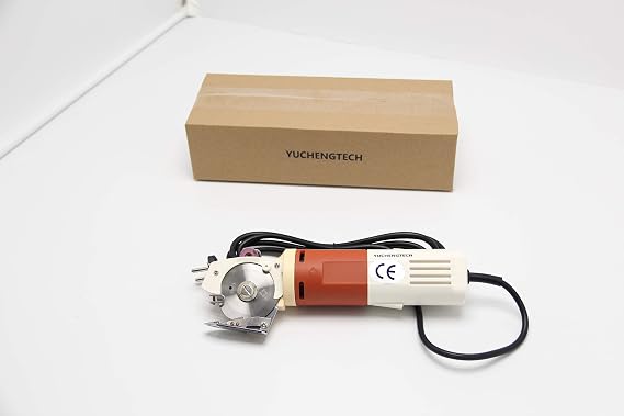 YUCHENGTECH YJ-65 Blade Electric Rotary Fabric Cutting Machine Round Knife Hand Scissors Cloth Cutter YJ-65 CE 110V/220V