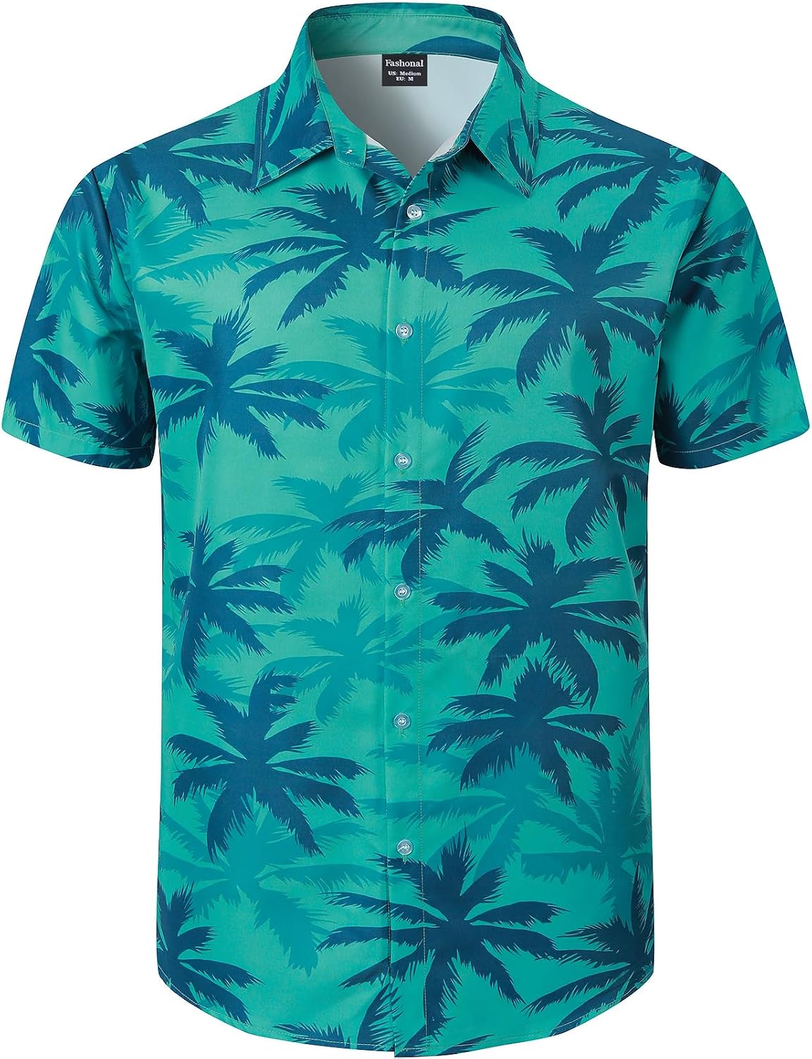 Men's Hawaiian Shirt Button Down Summer Short Sleeve Shirt