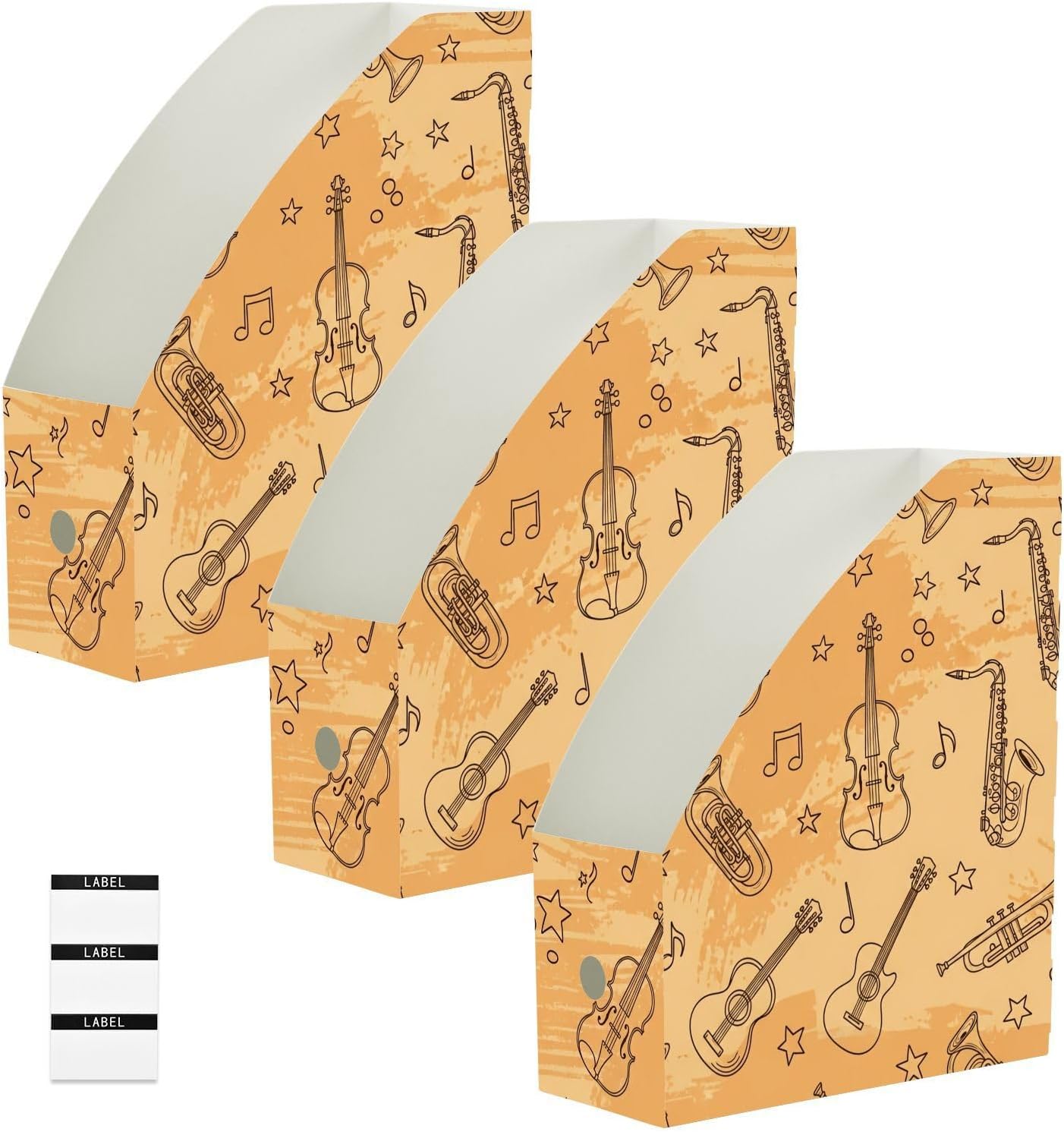 Emelivor Musical Music Desk Organizer Accessories File Holder for Desktop
