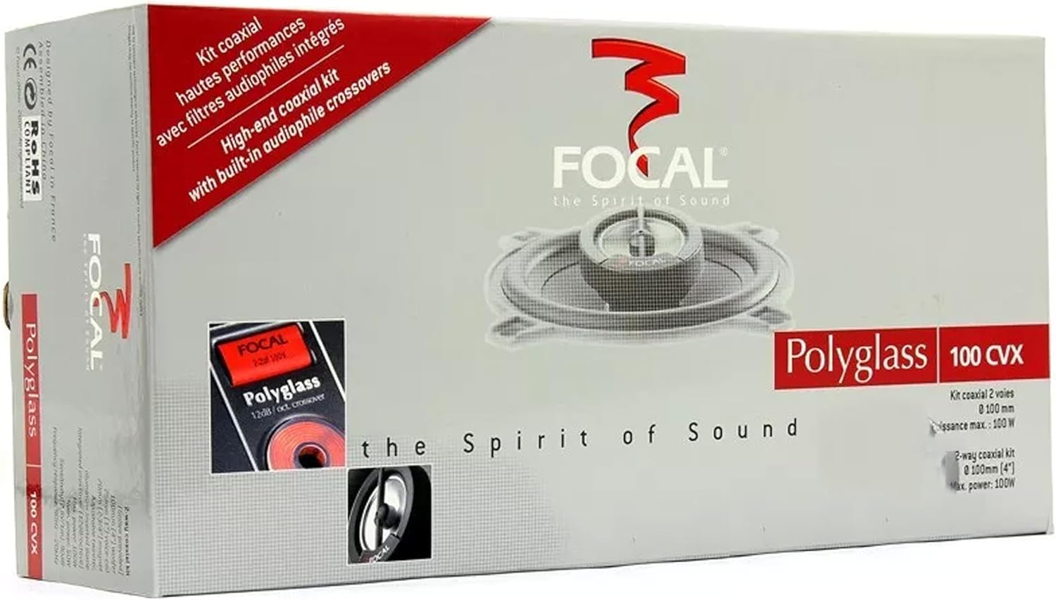 Focal Polyglass 100 CVX 4-Inch Coaxial Speaker Kit Nigeria Ubuy