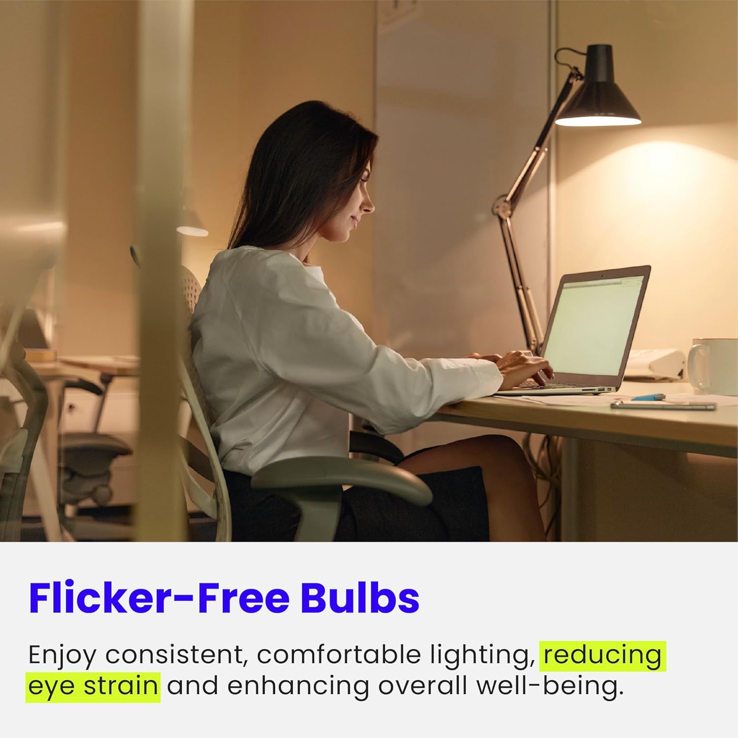 Feit Electric A19 LED Light Bulb, 60W Equivalent, E26 Medium Base, 800 Lumens, 2700K Soft White, Non-Dimmable Standard Light Bulb, 10,000-Hour Lifetime, A800/827/10KLED