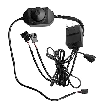 2-in-1 12-Volt DC Variable Speed Controller and Power Supply (1A) for Fans and Much More