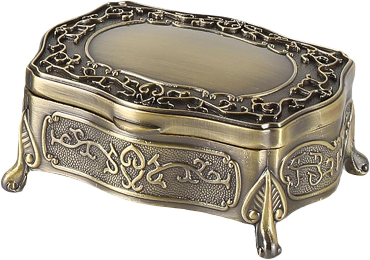 Jewelry Box Trinket Gift Decor Ornament Desktop Case Jewelry Organizer