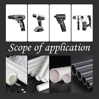 2PCS Electric Drill Thread Cutting Tool, Pipe Internal and External Thread Cutting Tool, Comprehensive Internal and External Thread Cutting Accessories Suitable for Sizes 1/2 and 3/4