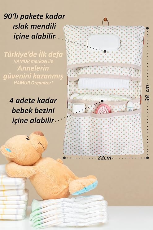 Anne Bebek Bakım Çantası Yenidoğan Alt Açma Değiştirme Düzenleyici Çantası Organizer Urcin
